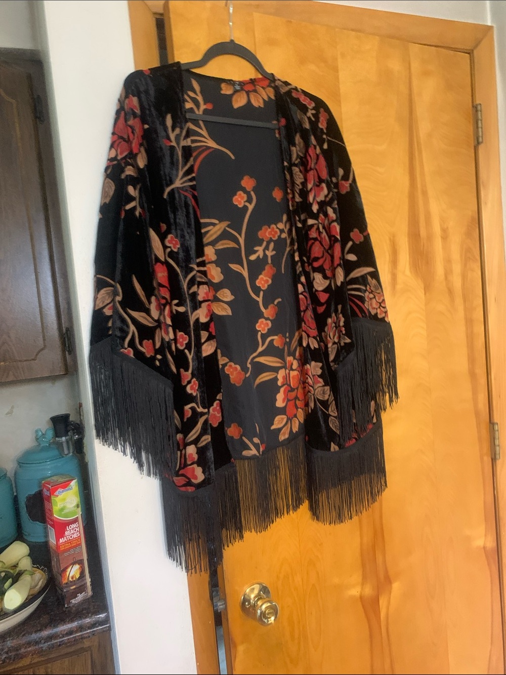 Shawl. Blue tote 1
